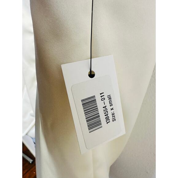 STELLA MCCARTNEY White The Beatles Get Back Embroidered Satin Bomber Jacket XS - Picture 15 of 16